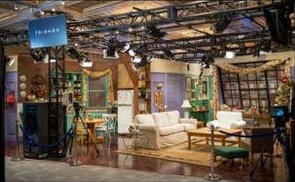 Recreated Friends Central Perk set inside AT&T retail store