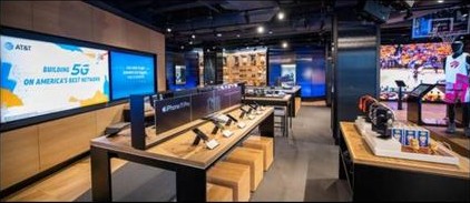 AT&T Experience Store, Dallas Discovery District interior