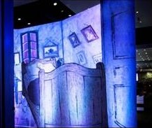 Van Gogh's Bedroom immersive store theme installation